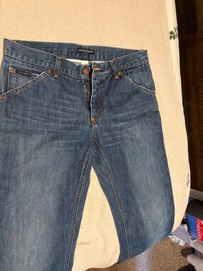 Dolce & Gabbana Medium Blue Straight-Leg Denim Jeans